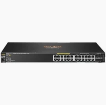 HP - Pack switch 2530-24G PoE+, 24 x 10/100/1000 PoE+, 4 x SFP, PoE+ 195W, avec kit de montage